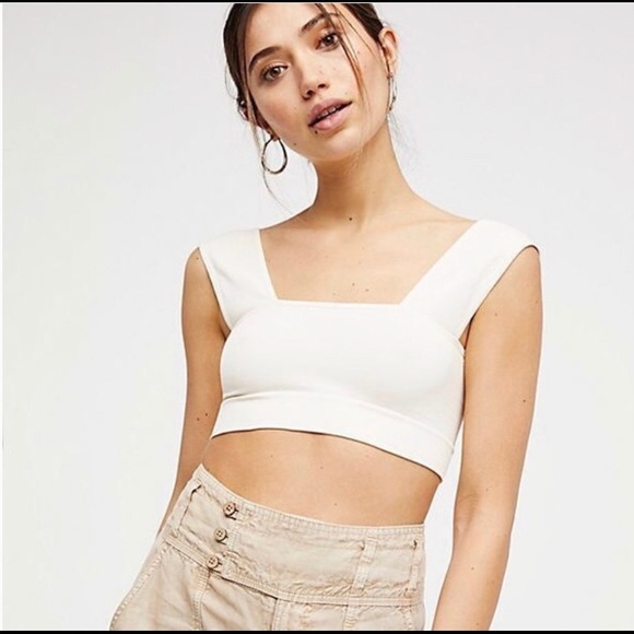 Free People Other - Free People ivory Such a squarecrop XS/S NWOT